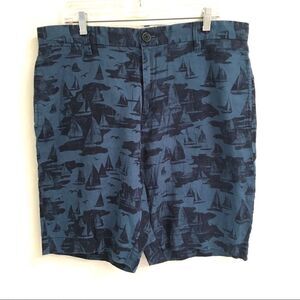 ‎Tommy Hilfiger linen sailboat print shorts 36